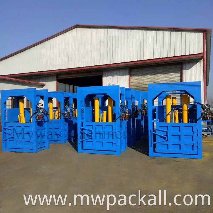 China Hydraulic Baler Machine/ Waste Cotton Baling Press Machine/baler with ce